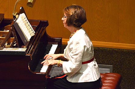 Pam Allen Playing Piano